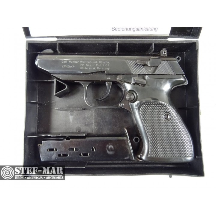 Pistolet centralny zapłon Walther PP-Super, kal. 9x18mm Police [C1168]