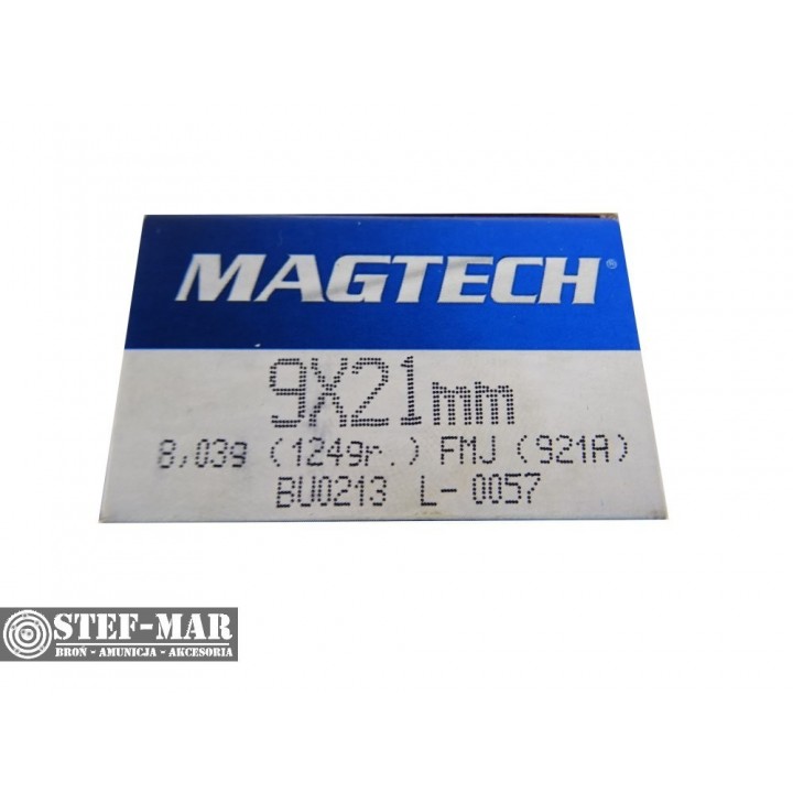 Amunicja MagTech 9x21mm 124grs FMJ (50 szt.)