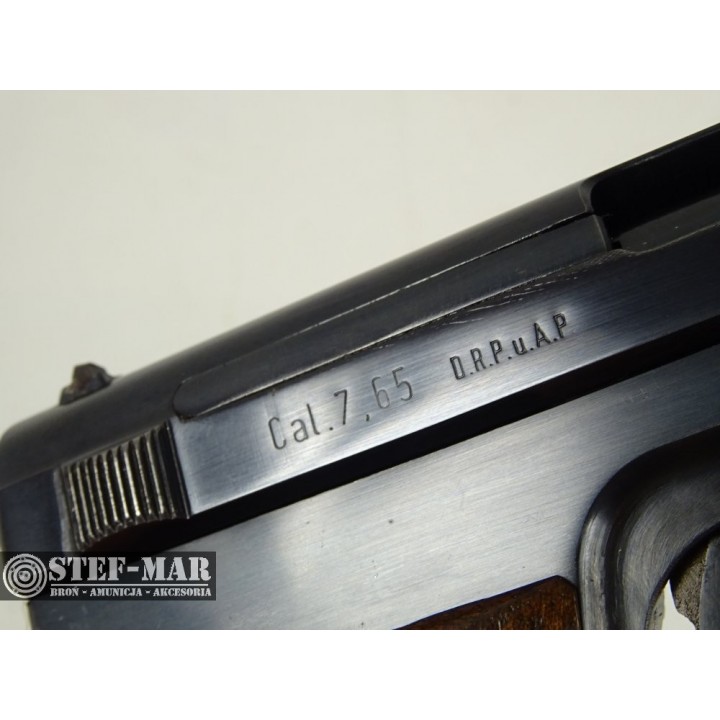 Pistolet centralny zapłon Mauser 1910-34, kal. 7.65x17mmSR Browning (.32 ACP) [C1322]
