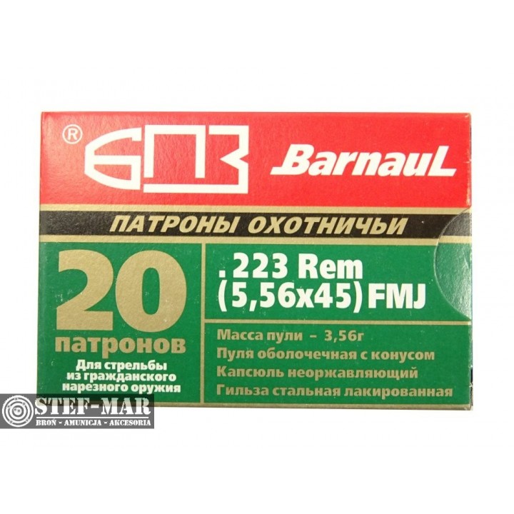 Amunicja BarnauL .223 Remington FMJ