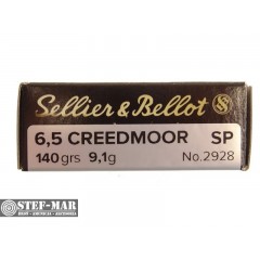 Amunicja Sellier & Bellot Creedmoor SP 140grs 9.12g (opak. 20 szt)