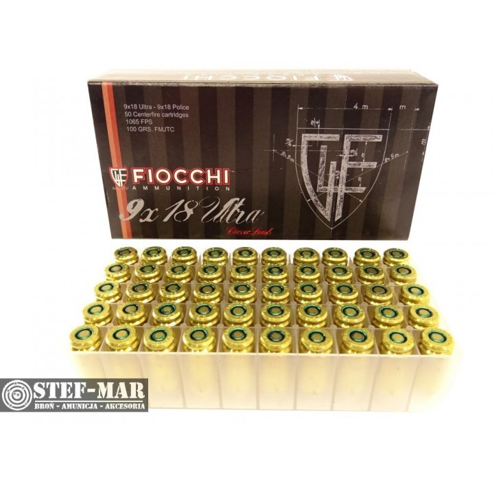 Amunicja Fiocchi 9x18 Ultra/Police (opak. 50 szt.) [C10-6]