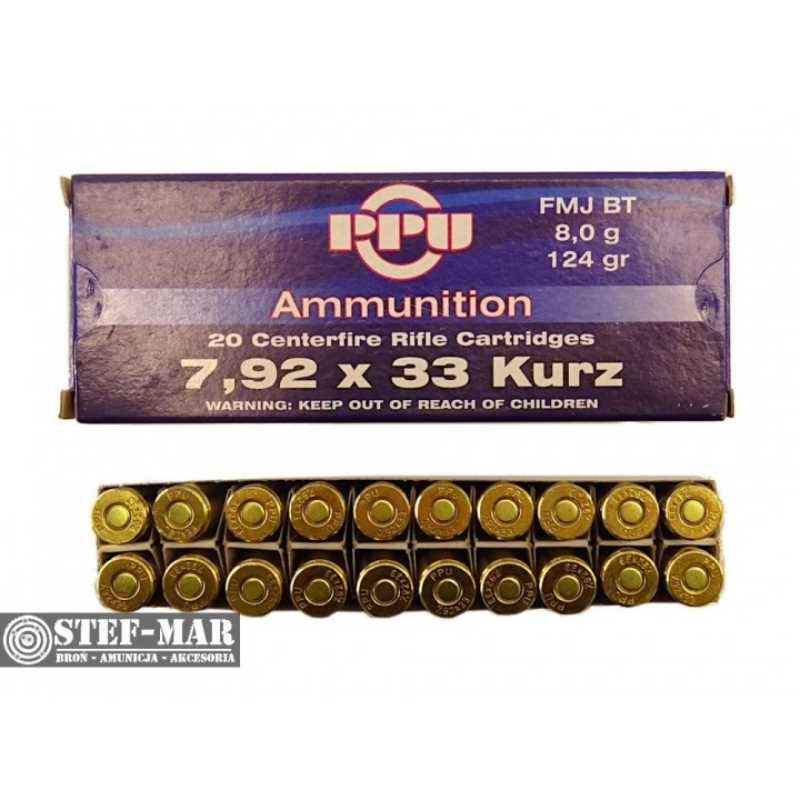 Amunicja PPU, kal.7,92x33 kurz