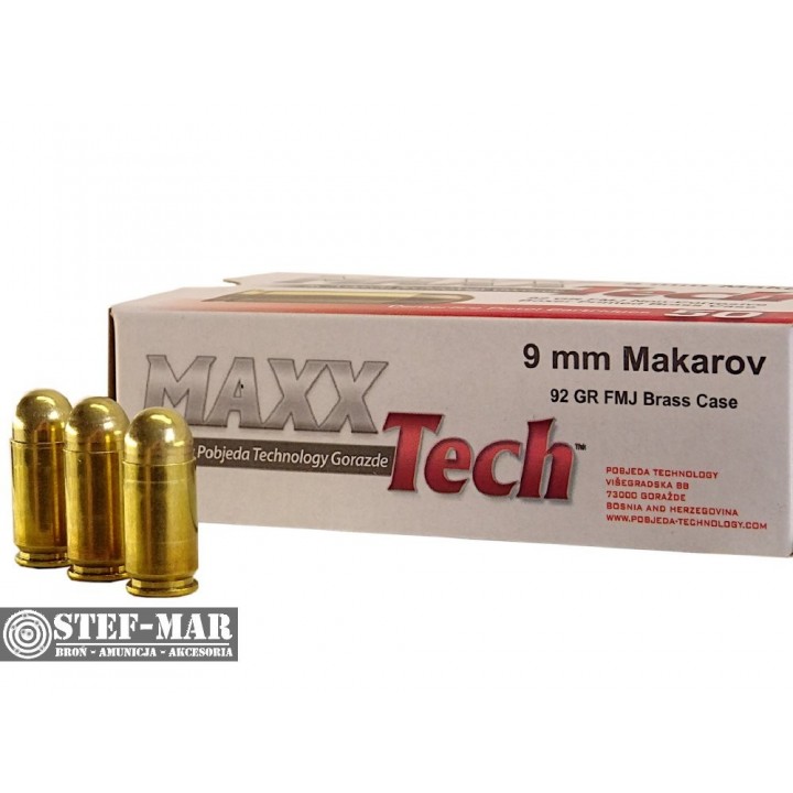 Amunicja MaxxTech 9x18mm Makarov