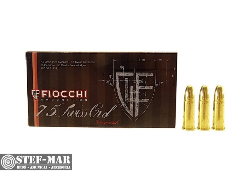 Amunicja Fiocchi 7.5mm Swiss Ordnance (50 szt.) [C15-4]