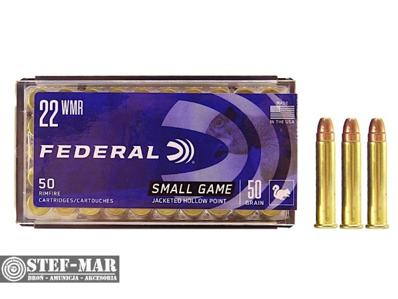 Amunicja boczny zapłon Federal .22 WMR (250 szt.)