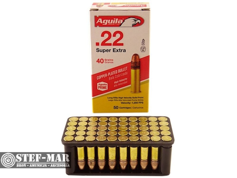 Amunicja Aguila .22 Long Rifle Super Extra Solid Point (50 szt.) [B7-1]