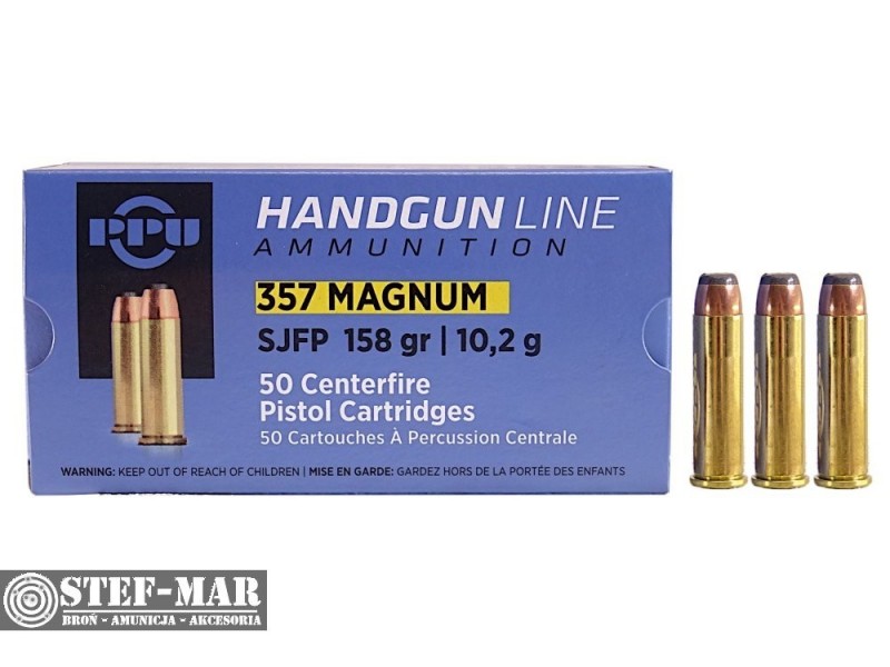 Amunicja PPU .357 Magnum SJFP (50 szt.) [C19-1]