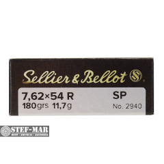 Amunicja Sellier & Bellot 7.62x54 R SP 11.7g (opak. 20 szt.) [C20-3]