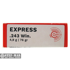 Amunicja Geco .243 Win. Express 4.9g/76grs (20 szt.) [C6-4]