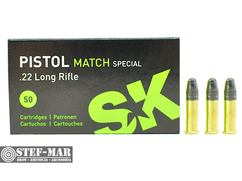 Amunicja SK .22 Long Rifle Pistol Match Special (50 szt.) [B8-4]