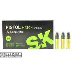 Amunicja SK .22 Long Rifle Pistol Match Special (50 szt.) [B8-4]