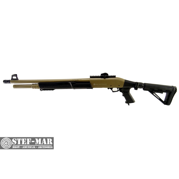 Strzelba Kral Arms Tactical X ze składaną kolbą (pustynny)