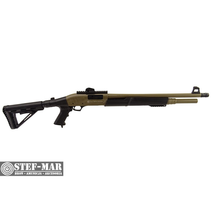 Strzelba Kral Arms Tactical X ze składaną kolbą (pustynny)