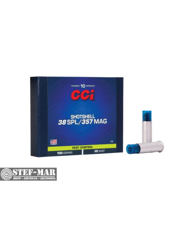 Amunicja centralny zapłon śrutowa CCI SHOTSHELL, kal. .38 Special/.357 Magnum (opak. 10 szt.) [C26-4]