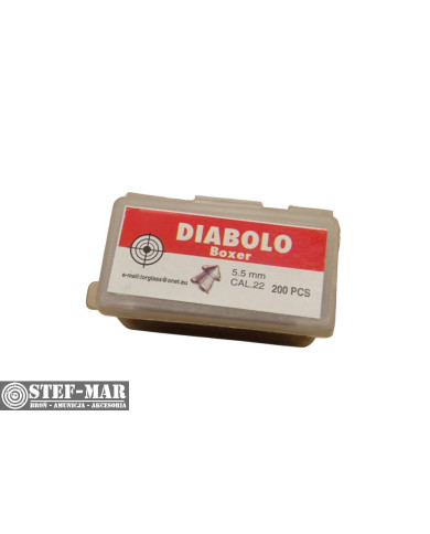 Śrut do wiatrówki Diabolo Boxer 5,5mm (200 szt.) [X2550]