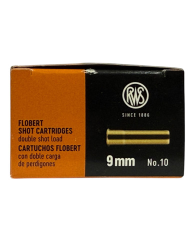 Amunicja RWS 9mm Flobert Double Shot Load (Nr 10) (opak. 50 szt.) [B10-6]