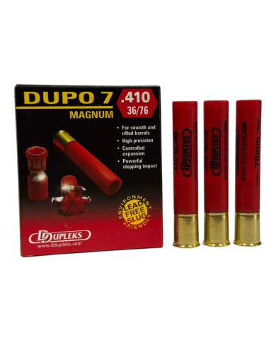 Amunicja DDupleks .410/76, Dupo 7 Magnum (opak. 5 szt.) [S4-14]