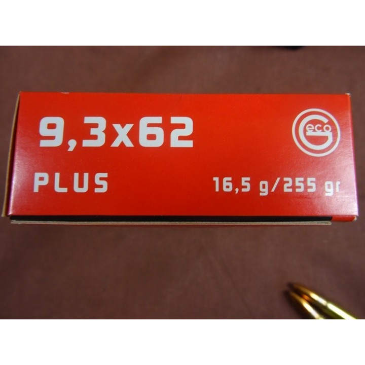 AMUNICJA  9,3X62 PLUS  16,5 g/255 gr ,GECO
